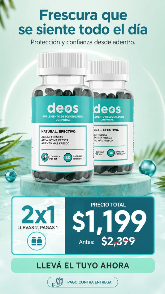Deos™ 2x1 desodorante interno